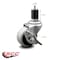 Service Caster 2 Inch Thermoplastic Rubber Wheel 1-7/8 Inch Expanding Stem Caster with Brake SCC-EX05S210-TPRS-SLB-178 - alternate 3